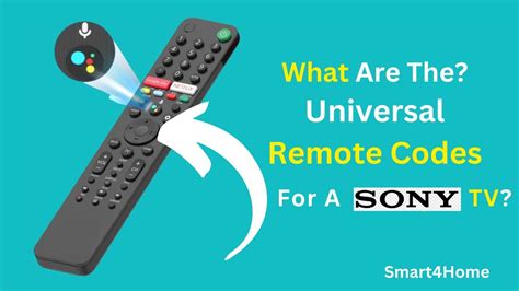 how to program a universal remote to a sony tv|Universal Remote Codes For Sony TV & Bravia And .